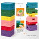 Lewo Wooden Stacking Board Games Building Blocks for Kids Boys Girls- 48 Pieces