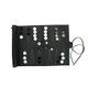 Magic Vosom 3 in 1 Backgammon Chess Checkers Set Roll up Travel Game Set for Adults and Kids Black & Brown(3 in 1 Set)