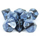 Paladin Roleplaying Gray and Blue Dice - Expanded DND Set with Extra D20 - 'Storm Lord'