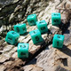 Paladin Roleplaying Turquoise Pearl Dice - 8D6 Set - 'Aqua'