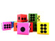 QIDIWIN EVA Foam Dices Colorful Dot Foam Dice for Kids Building ToysEducational Toys Party Supplies 6 Colors 24 Pcs