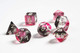 Sirius Dice Sirius a Dice Pink Clear Black Resin Dice Set
