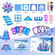 Soyee Diamond Magnetic Building Blocks - Princess Toys for 3-8 Year Old Girls & Boys - 3 4 5 6 Year Old Girl Birthday Xmas Present