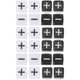 STOBOK 24Pcs Math Dice 6 Sided Games Dice for Preschoolers Dices Minus Plus Table Games Dice for Classroom/Party