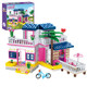 Tblicked Dream Girls Friends Beach House Building Set 402 Pieces Seaside Beach Villa Swimming Pool House with Slide Summer Vacation Party Room Dream House Building Blocks Toys Set for Girls 6+ Year