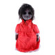 TOYANDONA Halloween Creepy Dolls Voice-Activated Glowing Walking Doll Scene Layout Props - Red