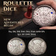 UD UNIQUE DICE Spinner DND Dice Set Metal Roulette D&D Dice with Box Dungeon and Dragon RPG Role Playing Gaming Dice