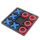 zeyce Tic Tac Toe Board GameTic Tac Toe Family Game Classic Board Game Classical Family Board GameChildren's Tic Tac Toe Game Plastic tic tac Toe Game Board Size 15 X 15 cm