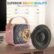 Lotvosa Mini Karaoke Machine for Kids - Portable Bluetooth Speaker with 2 Wireless Microphones - Chritmas Birthday Toys s for Girls 3 4 5 6 7 8 9 10 12+ Year Old