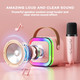 Niskite Toddler Karaoke Machine for Girls Toys: Mini Karaoke Machine with 2 Wireless Microphones - Perfect Christmas Birthday for 2 3 4 5 Year Old Girls