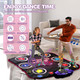 Shiorld Dance Mat Toys Kids with Light-up 6-Button Wireless Bluetooth Built in MusicMusic Dance with 5 Game ModesDance Toys sBirthday Xmas Valentines Day s for Kids 3 4 5 6 7 8 9 10+ Girls Boys