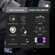 ULANZI L3 RGB LED Video Light, Magnetic Camera Lighting Kit 2700K-7000K Mini Cube COB Light Dimmable Photography Fill Light with Barndoor, Fresnel Lens Cold Shoe for Smartphone,Action,DSLR Camera