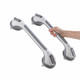 TAILI Grab Bars for Bathtubs and Showers 2 Pack Suction Grab Bar Heavy Duty Shower Handle Removable Bath Handrails for Seniors and Elderly Bathroom Safety Grip No Drilling Waterproof Grey