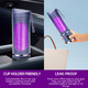 Undoria Portable Blender Cordless for Shakes and Smoothies12 Blades USB Rechargeable Small Blender16 oz Personal for Ice and Frozen Fruit Compact and Easy to Clean Ideal for Home and Travel (Purple)