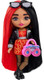 Barbie Extra Minis Doll & Accessories With Brunette Hair & Brown Eyes, Wearing A Pink Faux Fur Coat & Purse, 5.5-Inch