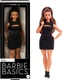 Barbie Basics Model 05 Collector Doll With Brunette Hair, Black Mini Dress & Heels, Universal-Fit Fashions, Posable Curvy Body & Swappable Doll Head