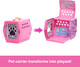 Barbie Chelsea Puppy Carrier Playset, Blonde Small Doll And Accessories, Dog Carrier With Puppy Themed Play Pieces