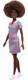 Barbie Fashionistas Doll #247 With Curly Black Hair, Pink And Green Striped Collared Dress With Accessories Like Orange Watch And White Sneakers