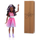 Barbie 28-Inch Best Fashion Friend Star Power Doll And Accessories, Dark Brown Hair