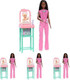 Barbie Baby Doctor With Blonde Fashion Doll Wearing Pink Scrubs, 1 Baby Doll With Accessories & Furniture