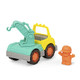 Battat Wonder Wheels By Battat Crane Truck Toy - Truck Toy Removable Figure - Mini Truck With Moving Crane Arm And Hook - Classic Toy For Toddlers - Toy From 1 Year - Crane