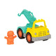 Battat Wonder Wheels By Battat Crane Truck Toy - Truck Toy Removable Figure - Mini Truck With Moving Crane Arm And Hook - Classic Toy For Toddlers - Toy From 1 Year - Crane