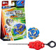Beyblade Burst Quaddrive Salvage Valtryek V7 Spinning Top Starter Pack - Attack/Stamina Type Battling Game With Launcher, Toy For Kids