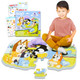 Bluey Foam Puzzle Mat Set - Bundle With 16 Pc Foam Floor Puzzle For Kids Plus Stickers, More  Bluey Jigsaw Puzzles For Kids, Boys, Girls