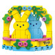 Brickcraft Peeps Easter Basket Brick Building Set With 89 Pieces, Yellow And Blue Bunny Spring Display, Colorful Holiday Construction Kit For Kids Ages 8+, Fun Collectible Easter Dãƒæ’Ã†™ÃƒŠã‚©Cor Toy And
