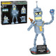 Brickcraft Futurama Bender Brick Building Kit  396-Piece Posable Robot Figure With Gold Chain & Drinks  Sci-Fi Collectible Display Model, Holiday For Adults, Teens & Animated Tv Fans
