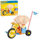 Brickcraft Family Guy Stewie On Trike Building Kit, 429 Piece Construction Set, Collectible Figure & Tv Show Memorabilia  For Fans,Kids And Adult Builders Ages 8+ For Display On Desk Shelf Or Room