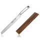 Cangshan Tn1 Series 1021721 Swedish 14C28N Steel Forged 10.25-Inch Bread Knife And Wood Sheath Set