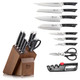 Cangshan Helena Series German Steel Forged Knife Block Set (8-Piece, Black)