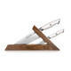 Cangshan Thomas Keller Signature Collection Swedish Powder Steel Forged, 3-Piece Tai Block, Walnut, White