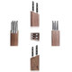 Cangshan Tc Series 1022247 Swedish 14C28N Steel Forged 6-Piece Steak Knife Block Set, Walnut