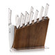 Cangshan Helena Series German Steel Forged, Hua Knife Block Set (6-Piece, Black)