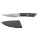 Cangshan Kuro Series 3.5-Inch Paring Knife With Sheath, High Carbon X-7 Damascus Steel, 504296