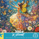 Ceaco - Jk Stewart - Lady Butterfly - 500 Piece Jigsaw Puzzle - Relaxing And Fun Activity For Adults