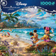 Ceaco - Thomas Kinkade - Disney - Mickey & Minnie In Hawaii - 1000 Piece Jigsaw Puzzle