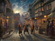 Ceaco - Thomas Kinkade - Harry Potter - Diagon Alley - 1500 Piece Jigsaw Puzzle