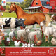 Ceaco - Tom Wood - Farm Animal Friends - 300 Oversized Piece Jigsaw Puzzle