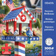 Ceaco - Large Piece Jigsaw Puzzle- Larry Jones - Patriotic Birdhouse - Relaxing And Fun Activity For Adults