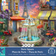 Ceaco - Large Piece Jigsaw Puzzle - Paris Square - Relaxing And Fun Activity For Adults