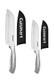 Cuisinart Classic Forged Knife Set Ãƒæ’Ã‚¢Ãƒ¢Ã¢‚¬Å¡Ã‚¬Ãƒ¢Ã¢Š¬Ã…Œ High-Carbon Hammered Stainless Steel Blades, Sheath Guards, Ultra Sharp Edge, Extra-Wide Bolster For Stability (4-Piece Set: 7" Santoku, 5" Santoku)