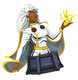 Diamond Select Toys Marvel Animated X-Men: Storm Bust, Multicolor, 6 Inches