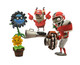 Diamond Select Toys Plants Vs. Zombies Garden Warfare: All-Star Football Zombie Vs. Shadow Flower Select Action Figure