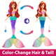 Disney Princess Mattel Disney Princess Toys, Ariel Swimming Mermaid Fashion Doll With Color-Change Hair & Tail, Inspired By The Little Mermaid Movie ( Exclusive)