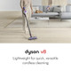 Dyson V8 Cordless Vacuum, Cleans Hard Floors And Carpets, Detangles, Converts To Handheld, 115Aw, 2 Power Modes, Up To 40 Minutesãƒæ’Ã¢‚¬Å¡ÃƒŠã‚¹