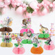 Fangleland 8 Pieces Jungle Animal Honeycomb Centerpieces Pink For Girls, Safari Themed Birthday Party Decorations, Wild Animal Theme Table Toppers Decors Baby Shower Party Suppliesãƒæ’Ã‚¢Ãƒ¢Ã¢‚¬Å¡Ã‚¬ÃƒŠã‚¦