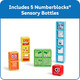 Hand2Mind Numberblocks One To Five Sensory Bottles, Numbers For Toddlers, Counting Toys, Calming Sensory Fidget Toys, Calm Down Corner Supplies, Social Emotional Learning, Birthday s For Kids
